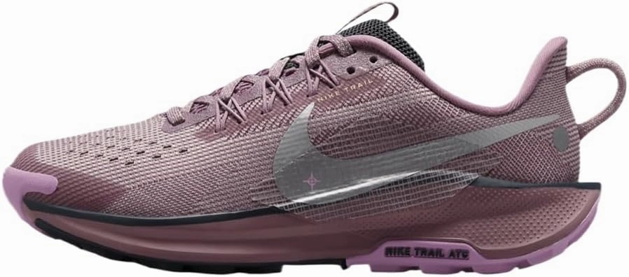 Nike Pegasus Trail 5 "Big Kids' Trail Running Shoes (FV5638-500, Plum Dust/Platinum Violet/Beyond Pink/Metallic Silver)