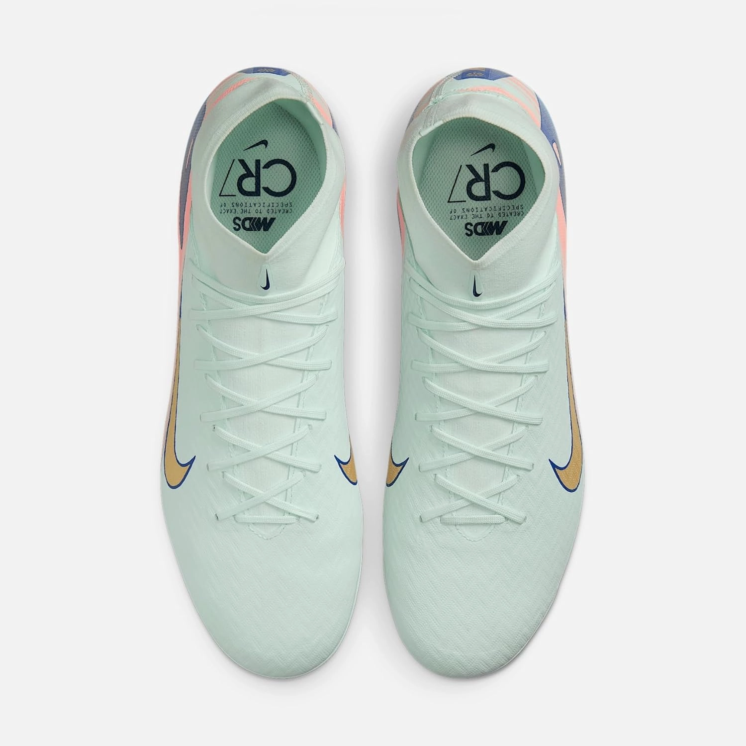Nike Superfly 10 Academy Mercurial Dream Speed AG High-Top Soccer Cleats (FZ1191-300, Barely Green/Crimson Pulse/Metallic Gold Coin)