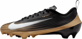 Nike Vapor Speed 3 Football Cleats (FB3303-003, Black/Metallic Gold/White) Size 6.5
