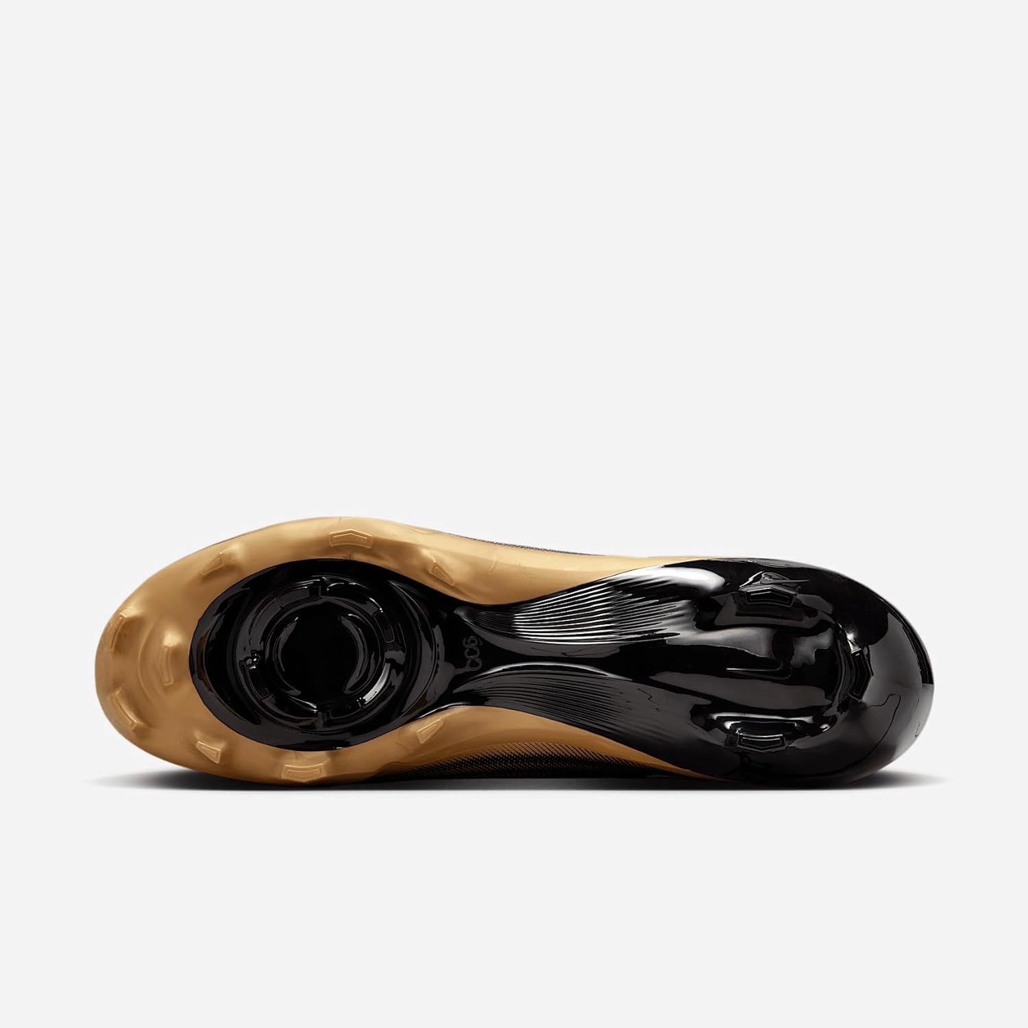 Nike Vapor Speed 3 Football Cleats (FB3303-003, Black/Metallic Gold/White) Size 6.5