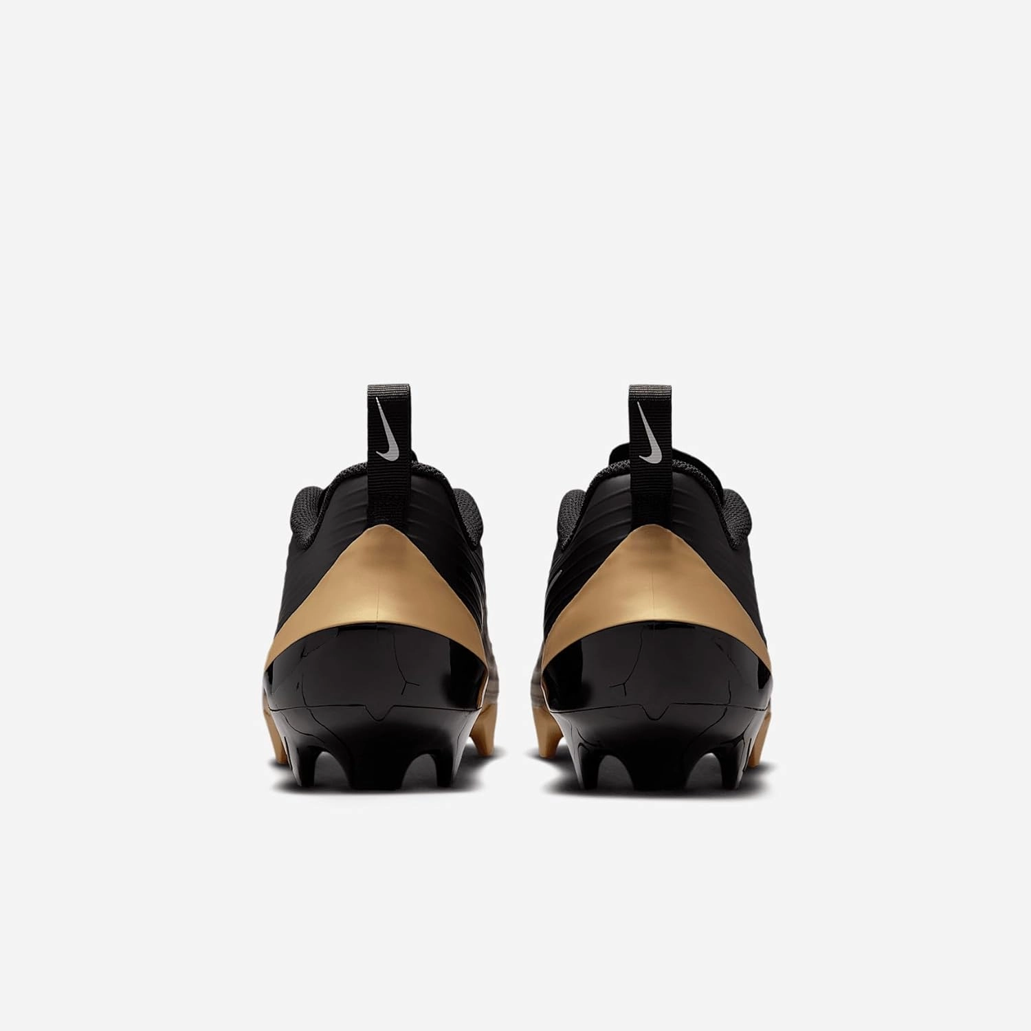 Nike Vapor Speed 3 Football Cleats (FB3303-003, Black/Metallic Gold/White) Size 6.5