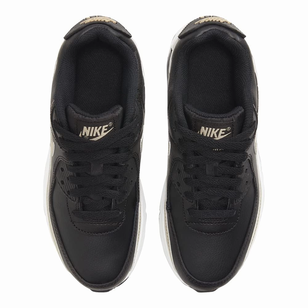 Nike Youth Air Max 90 LTR GS CD6864 008 Black/Metallic Gold - Size 5Y