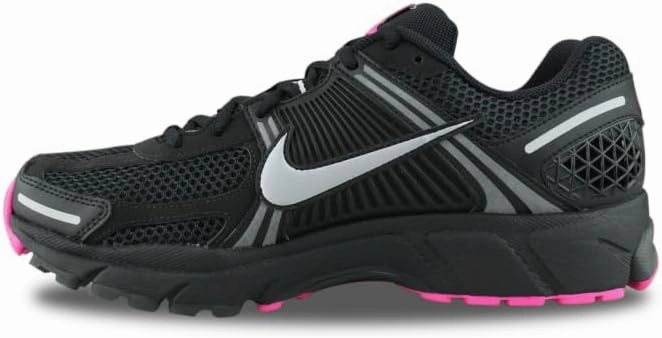 Nike Zoom Vomero 5 Men's Shoes (FB9149-004, Black/Anthracite/Pink Blast/Metallic Platinum)
