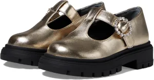 NINA Girl's Stassi (Toddler/Little Kid/Big Kid) Light Gold Metallic 4 Big Kid M