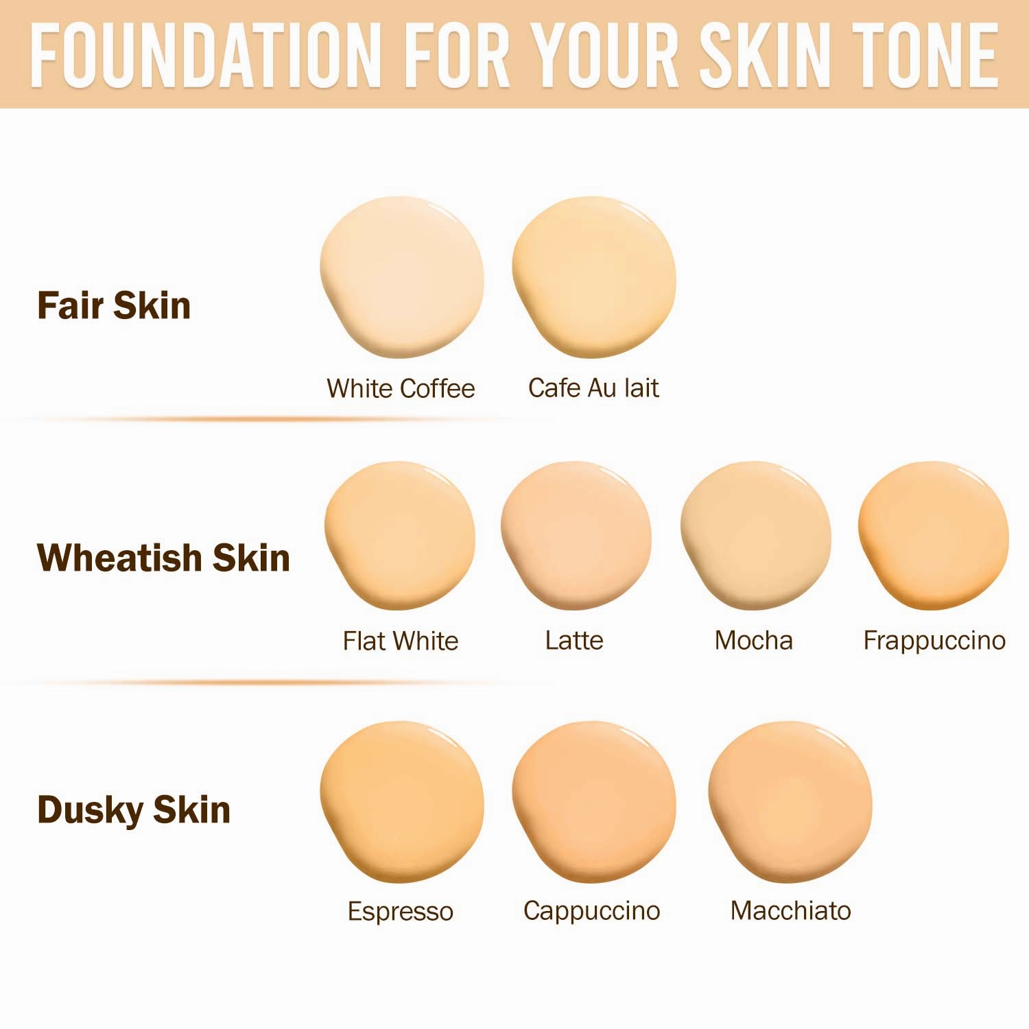 NY Bae Dewy Drops Liquid Foundation | Natural | Full Coverage | Smooth & Light | Easily Blendable | Very Fair Skin Tone | Cool Undertone - White Coffee 8 (30 ml) 