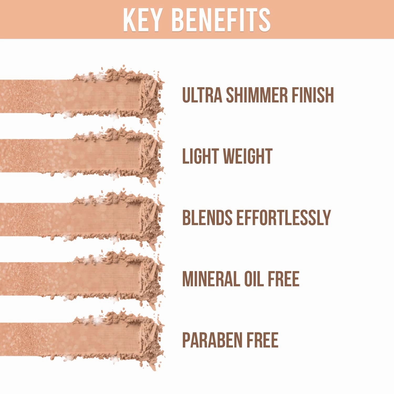 NY Bae Shine & Shimmer Highlighter - Bronze Beauty 4 (5 g) | Bronze | Rich Colour | Super Blendable | Multipurpose | Travel Friendly