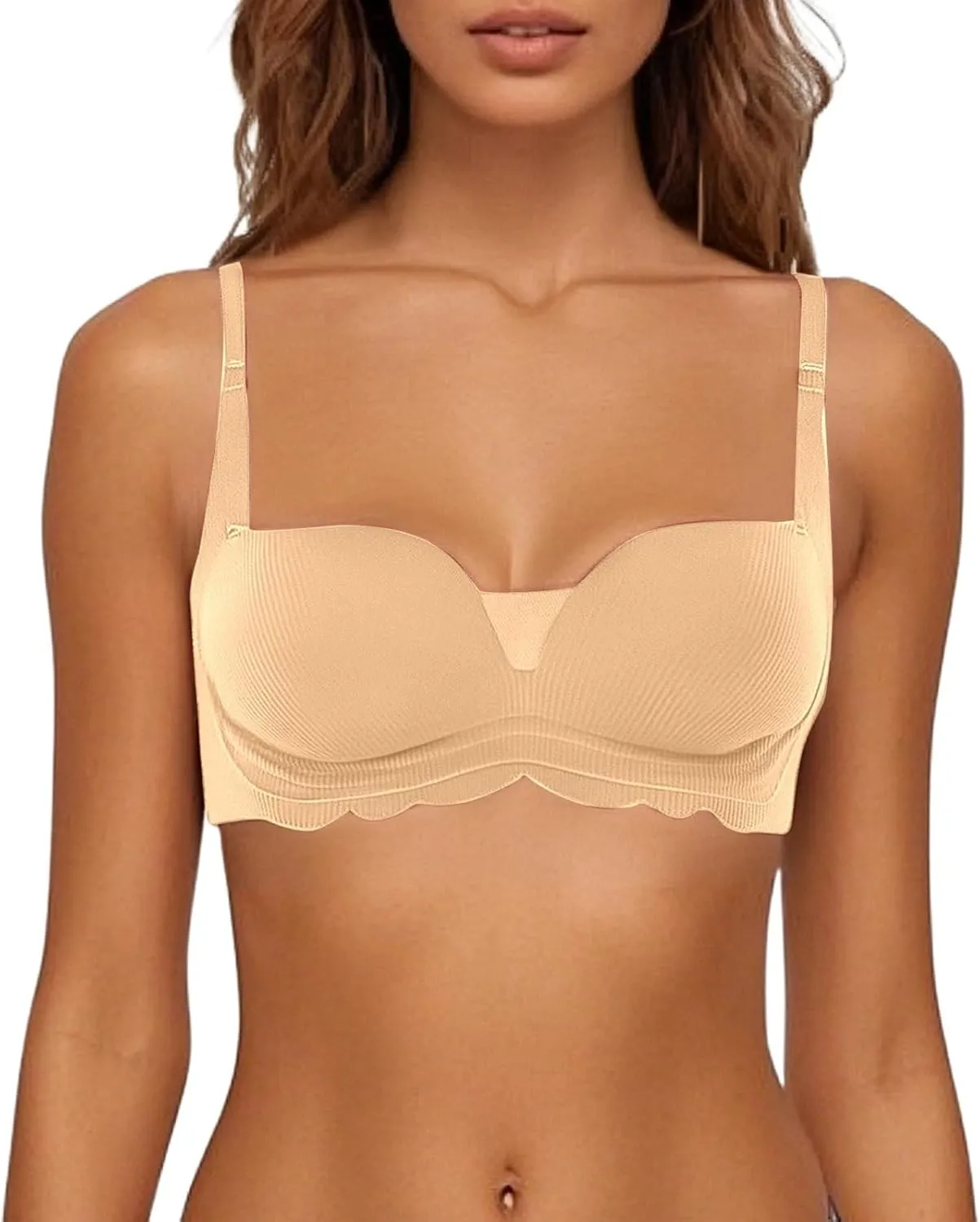 One Strap Sports Bras for Women Bra Padded