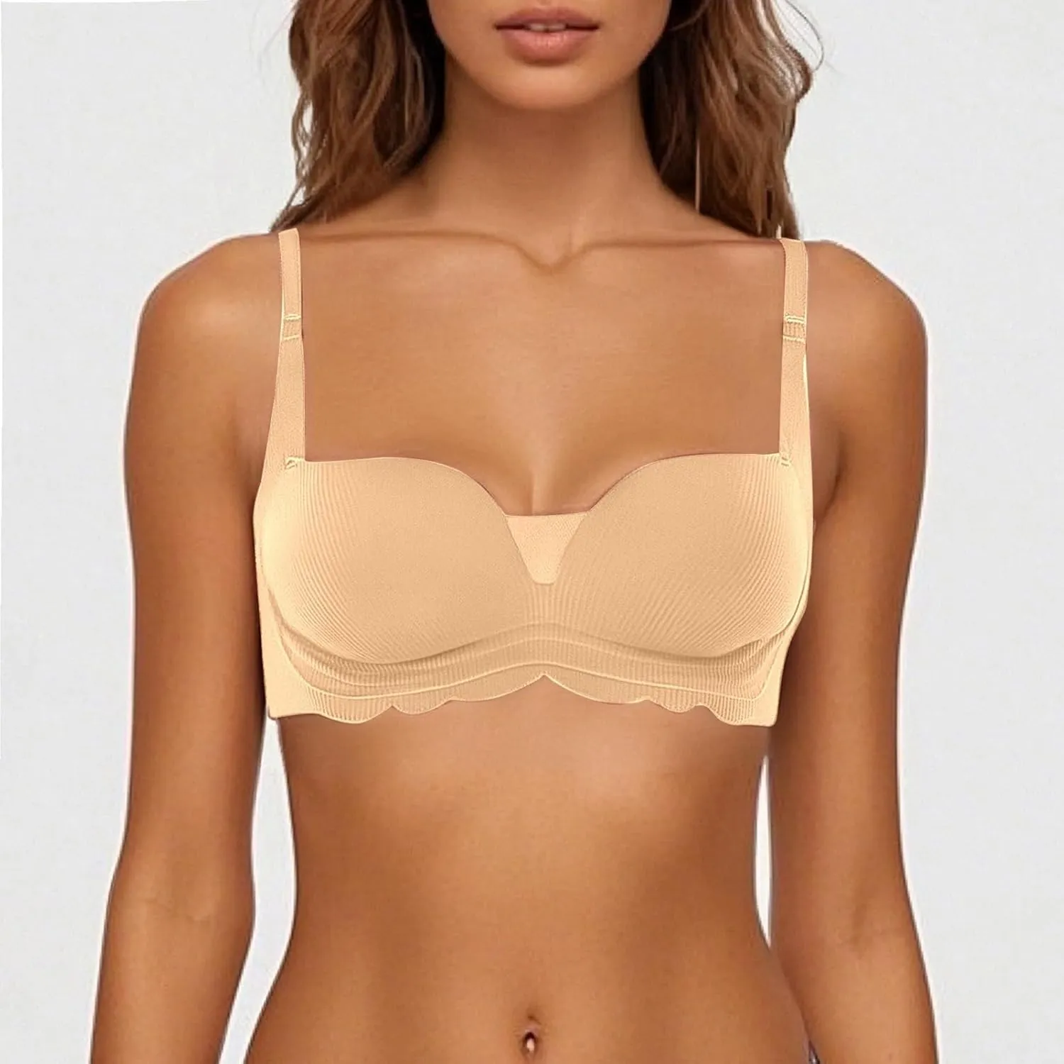 One Strap Sports Bras for Women Bra Padded