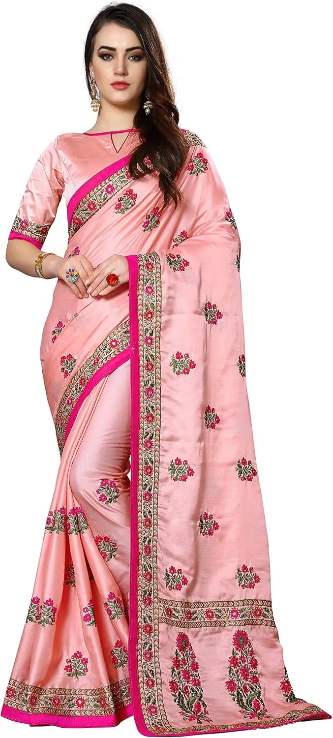 Onex Silk Saree Wine Color Heavy Resham and Zari Embroidery Work Sari with Unstitched Blouse