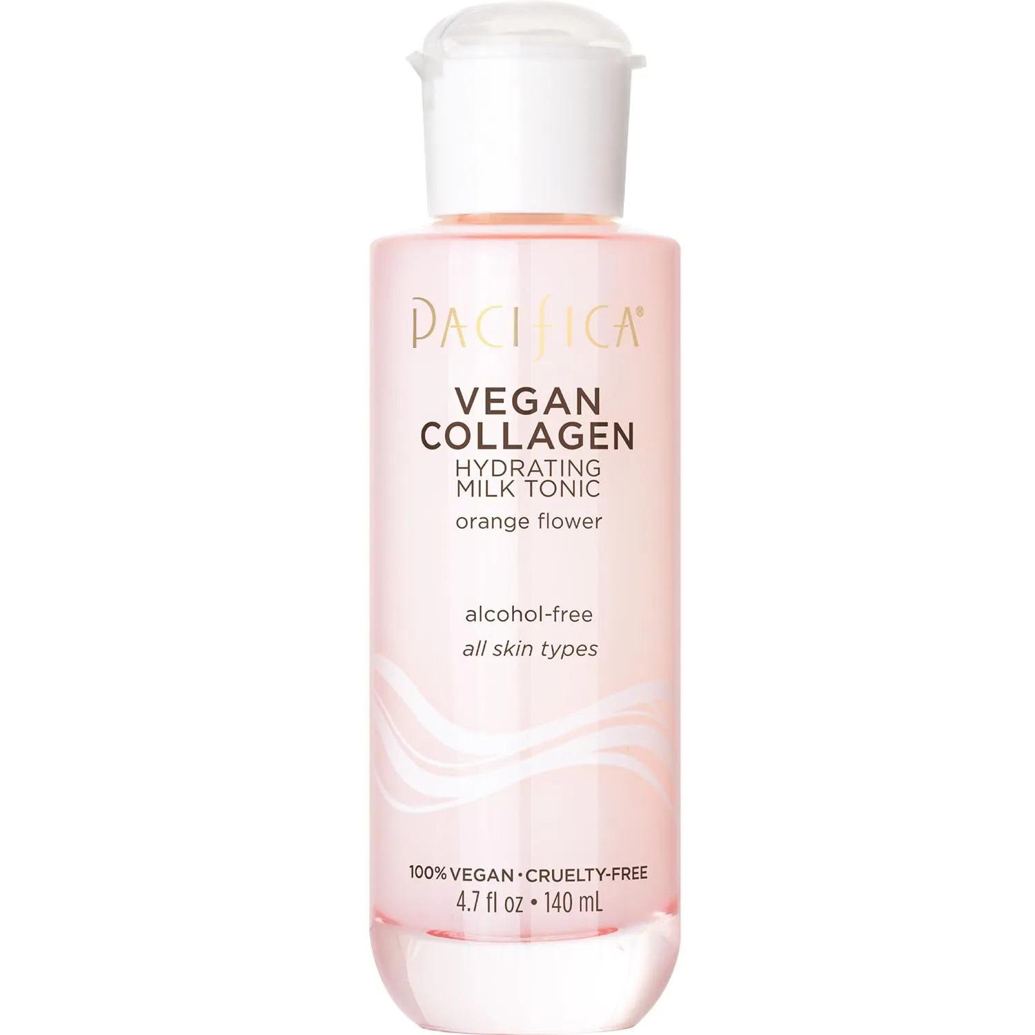 Pacifica Vegan Collagen Hydrating Milk Tonic – Alcohol-Free Milky Toner & Essence Moisturizing Vegan Collagen Face Tonic w/Hyaluronic Acid, Chamomile Jasmine All Skin Types Vegan Dermatologist Tested
