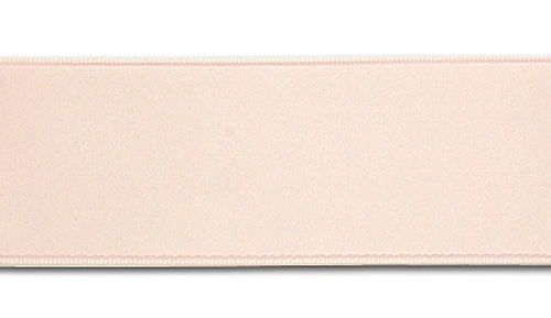 Palest Peach Double-Faced Satin Ribbon