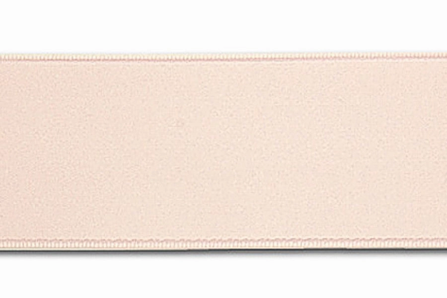 Palest Peach Double-Faced Satin Ribbon