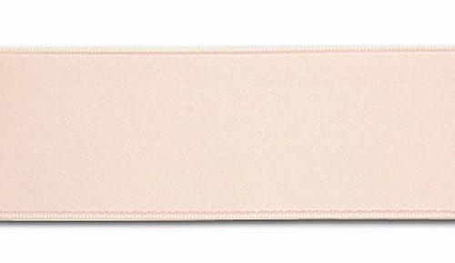 Palest Peach Double-Faced Satin Ribbon