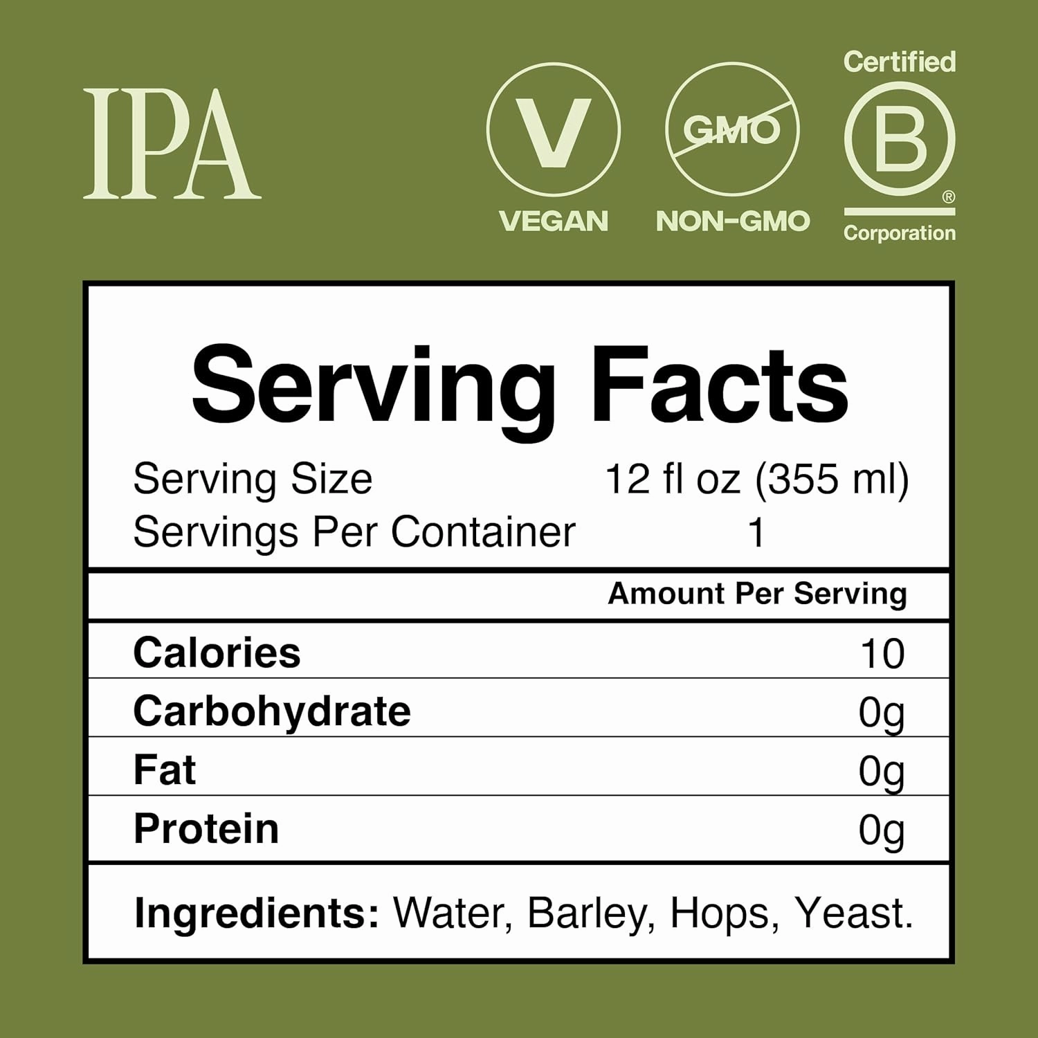 Partake Brewing Craft Non Alcoholic Beer, IPA 24 Pack x 12 Fl Oz Cans - Low-Calorie, Low-Carb, No Sugar, All-Natural Ingredients - Award-Winning Taste, Non Alcoholic Beer Without the Empty Calories