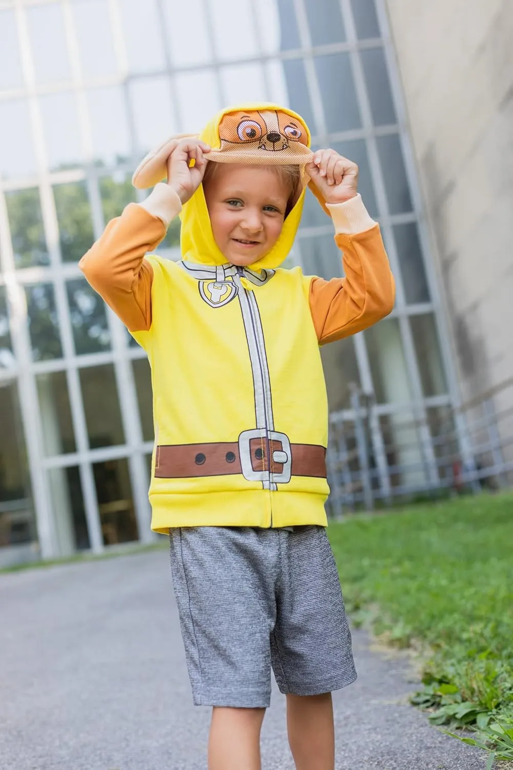 Paw Patrol Rubble Chase Skye Fleece Zip Up Pullover Hoodie Toddler to Little Kid