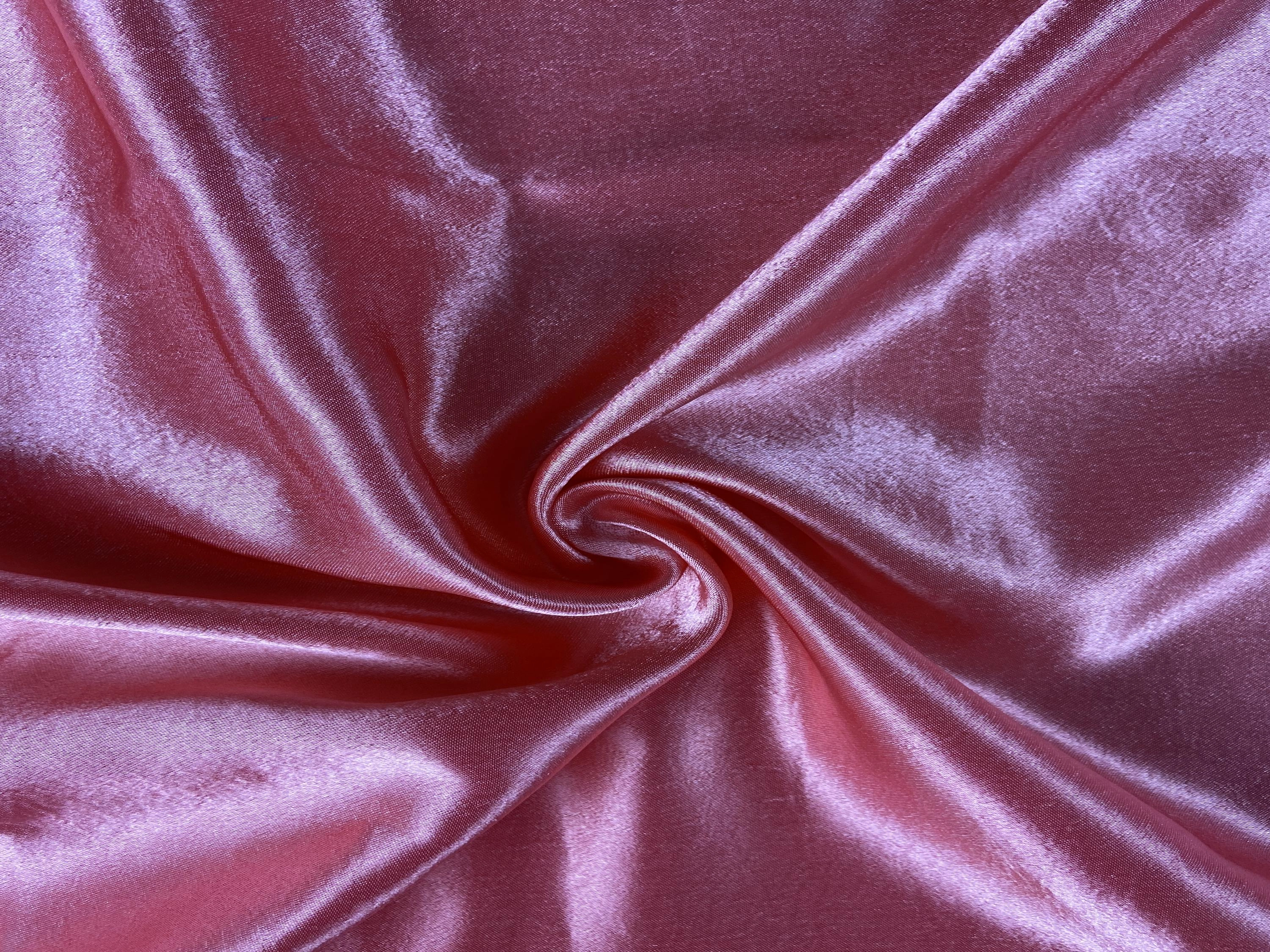 Peach Crepe Back Satin