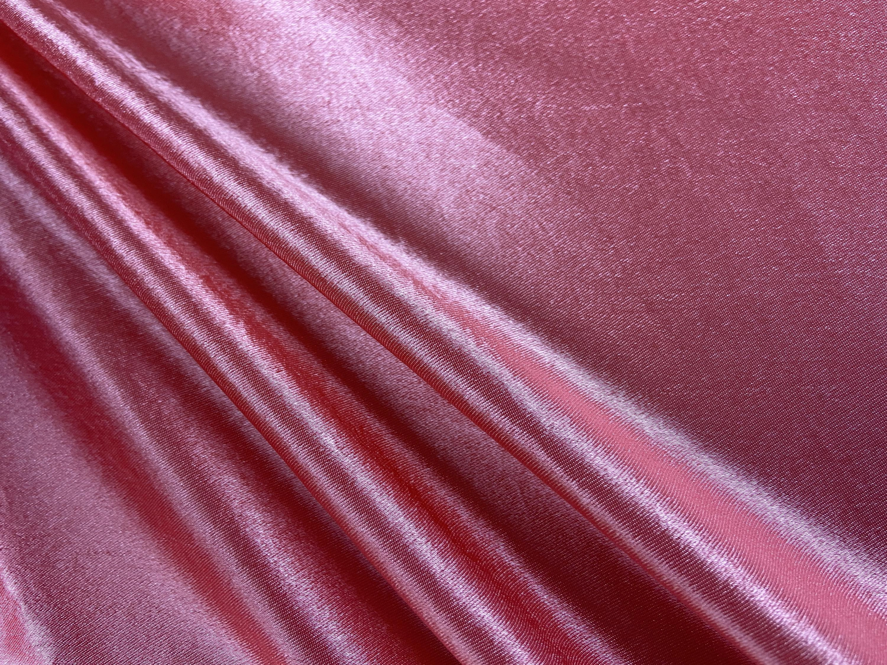 Peach Crepe Back Satin