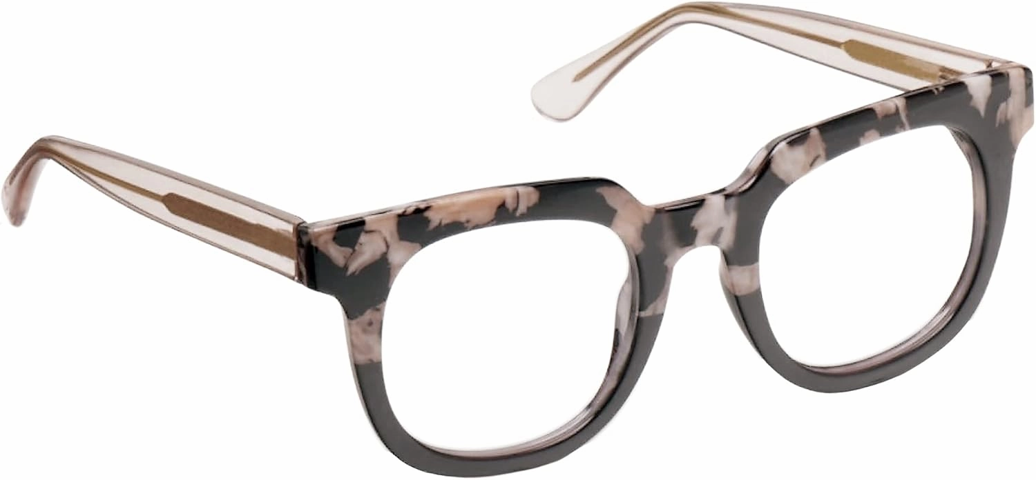 Peepers by PeeperSpecs Women's Showbiz Square Blue Light Blocking Reading Glasses