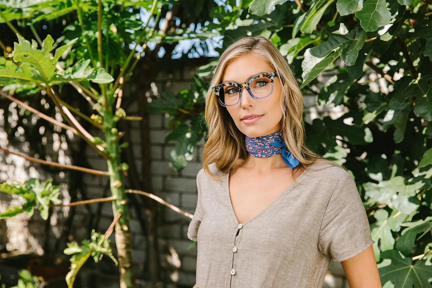 Peepers by PeeperSpecs Women's Showbiz Square Blue Light Blocking Reading Glasses
