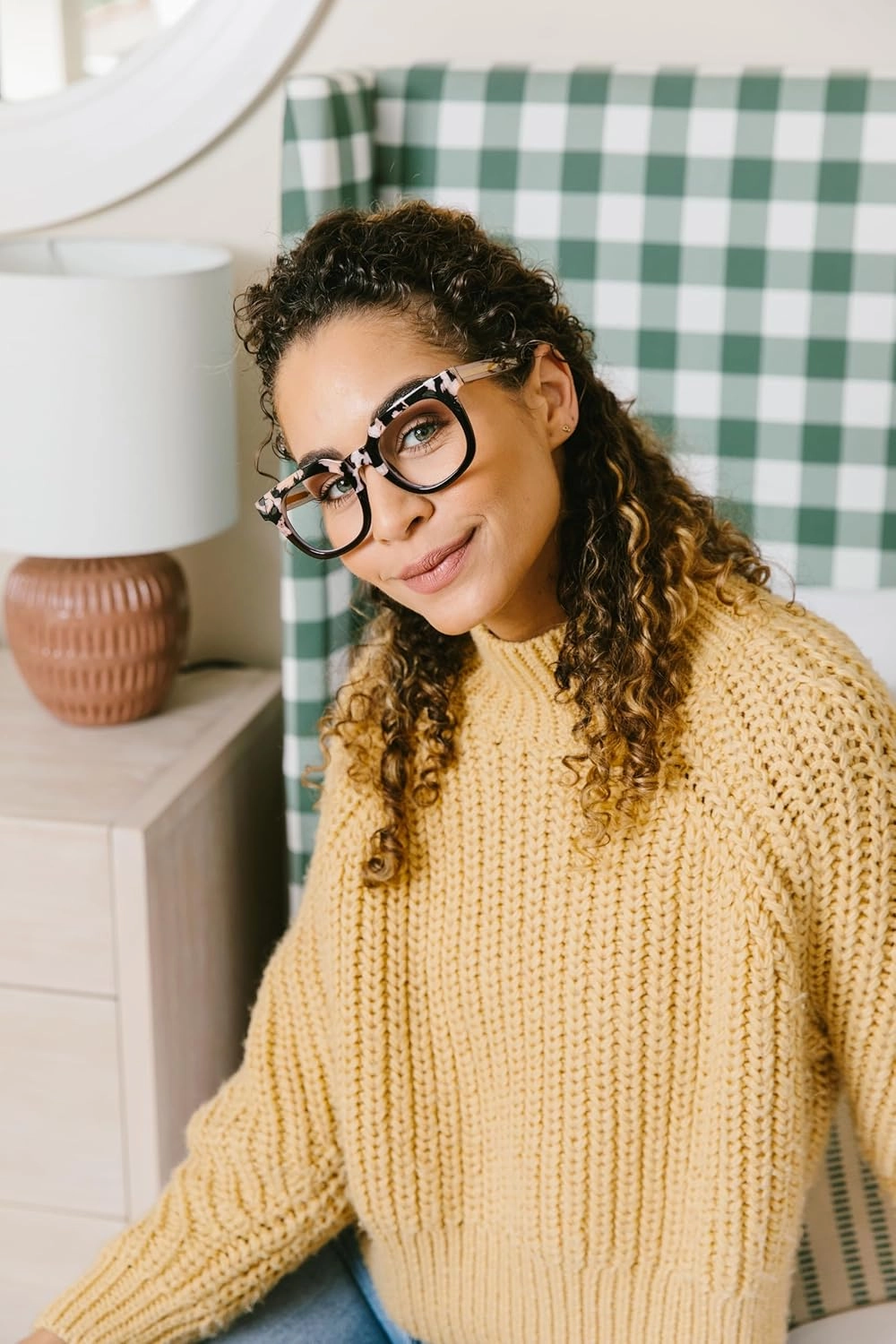 Peepers by PeeperSpecs Women's Showbiz Square Blue Light Blocking Reading Glasses