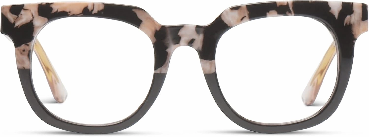 Peepers by PeeperSpecs Women's Showbiz Square Blue Light Blocking Reading Glasses