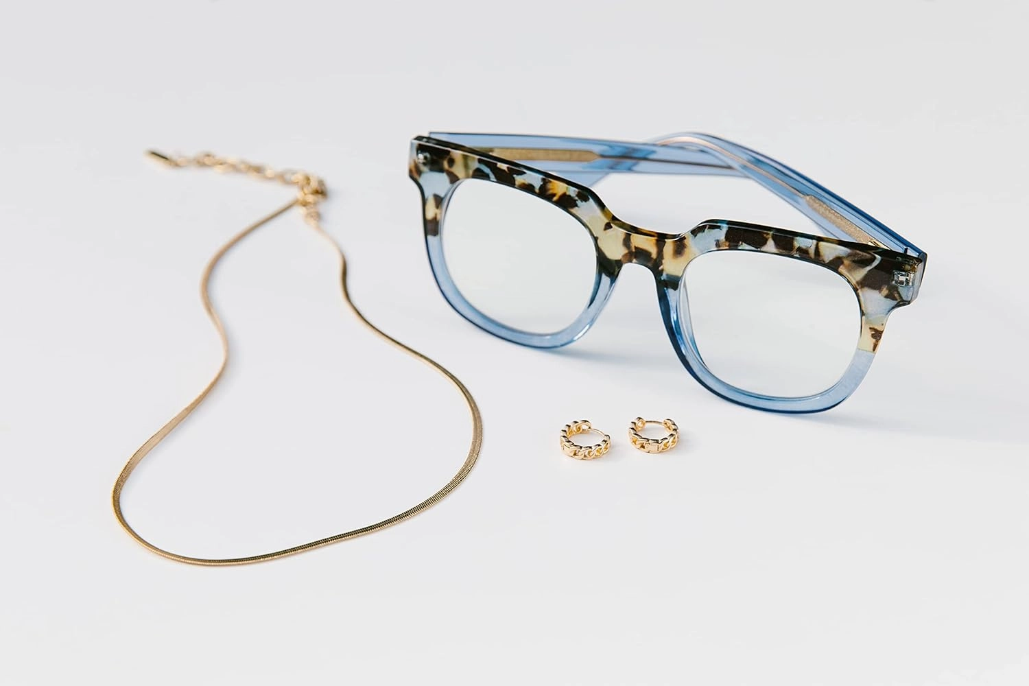 Peepers by PeeperSpecs Women's Showbiz Square Blue Light Blocking Reading Glasses