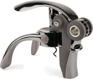 Peugeot - Baltaz Corkscrew - Lever-Style Bottle Opener with Foil-Cutter, Basalt, 5.5 Inches