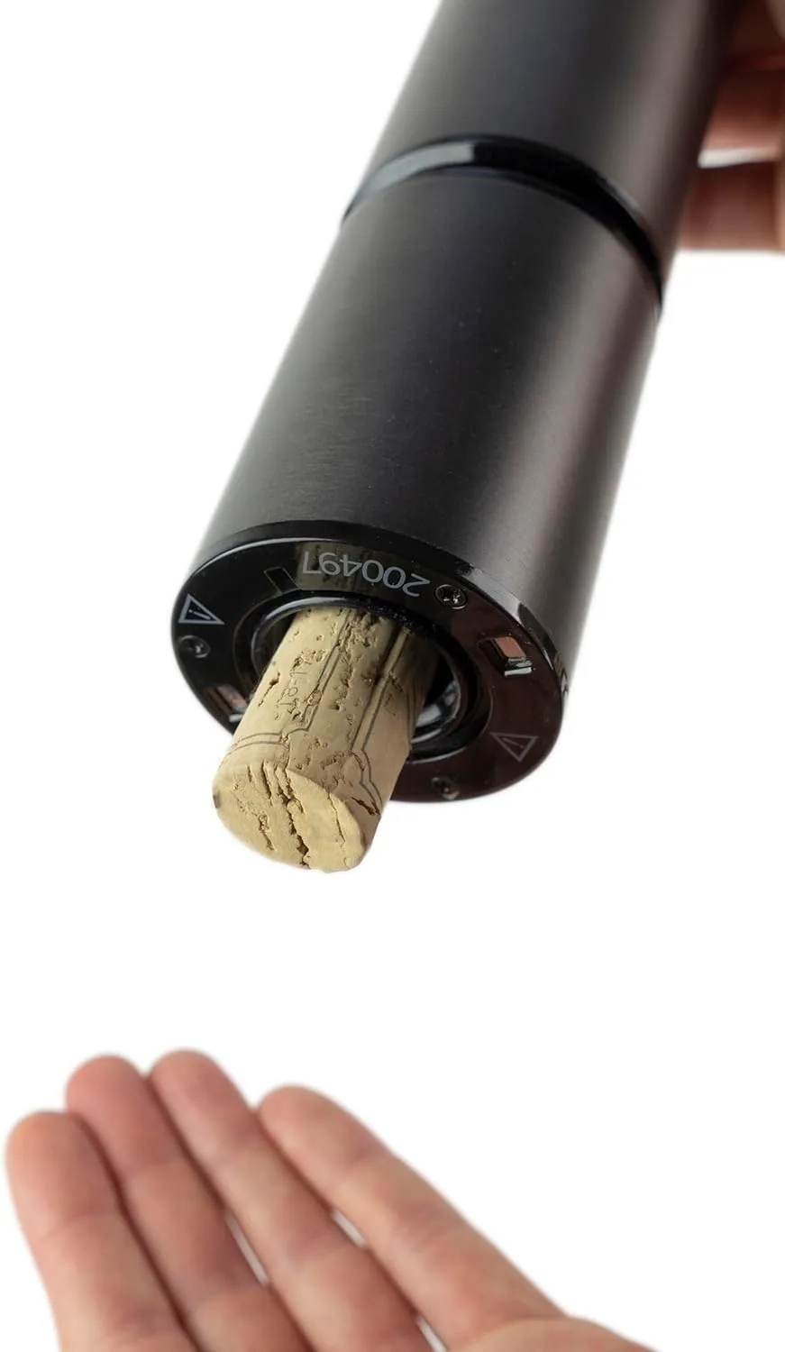 Peugeot Elis Touch Rechargeable Electric Corkscrew With Foil Cutter, Carbone