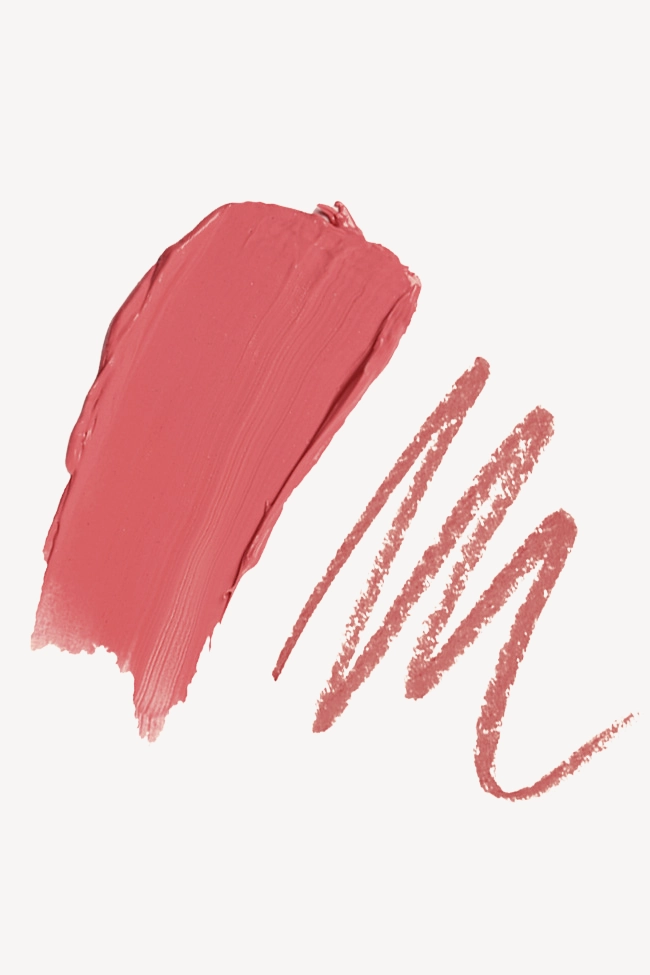 Pink Lily Beauty Double Bloom Dual Lipstick and Lip Liner - Pretty in Pink Lily FINAL SALE