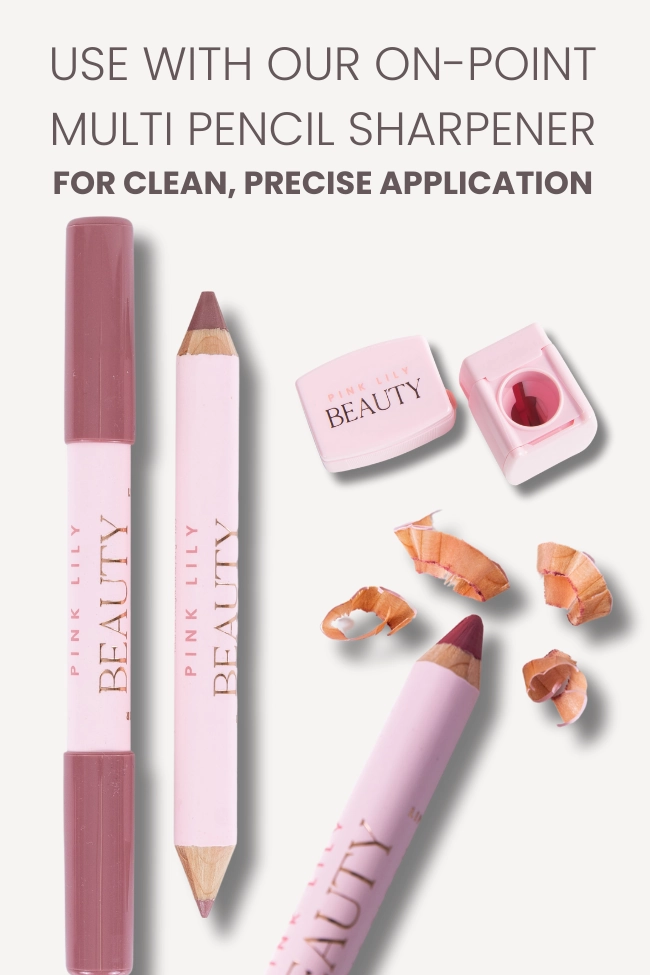 Pink Lily Beauty Double Bloom Dual Lipstick and Lip Liner - Pretty in Pink Lily FINAL SALE