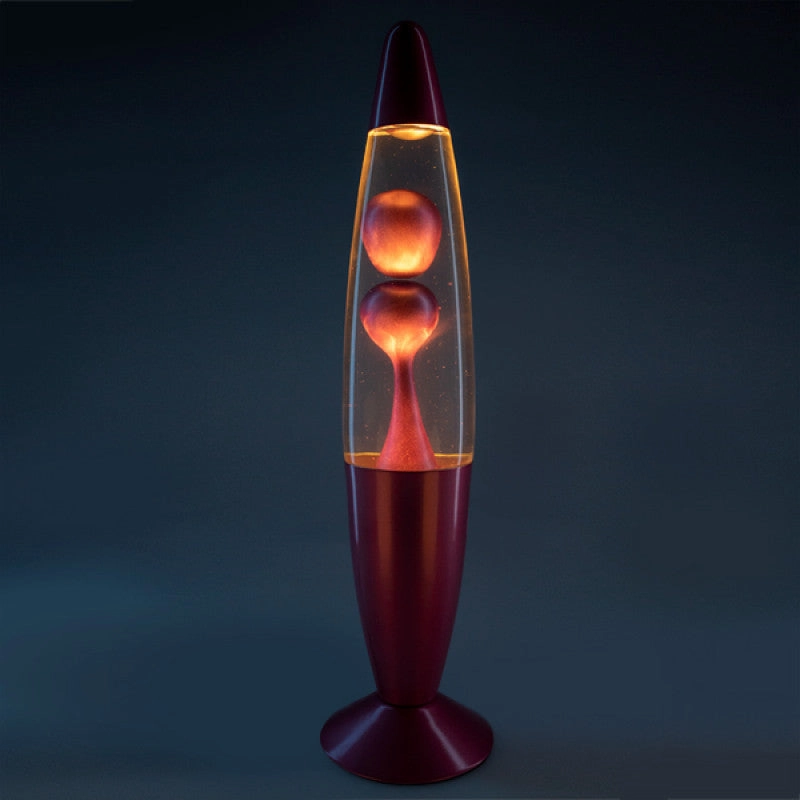 Pink Metallic Magma Lava Lamp