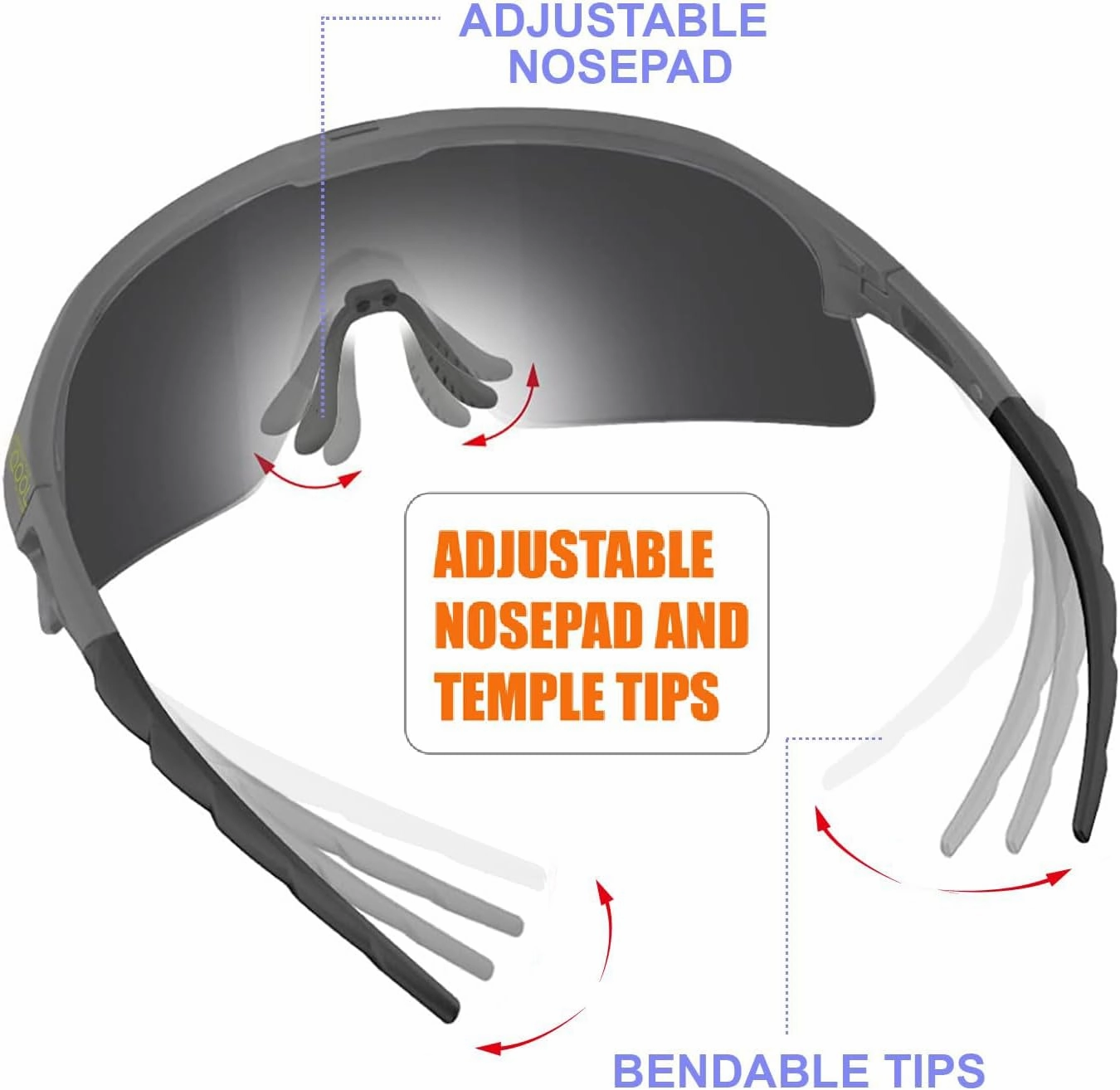 Polarized Cycling Sunglasses for Women Men Golfing Running Volleyball MTB Outdoor Sports Padel