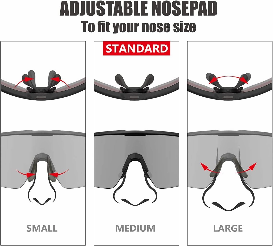 Polarized Cycling Sunglasses for Women Men Golfing Running Volleyball MTB Outdoor Sports Padel