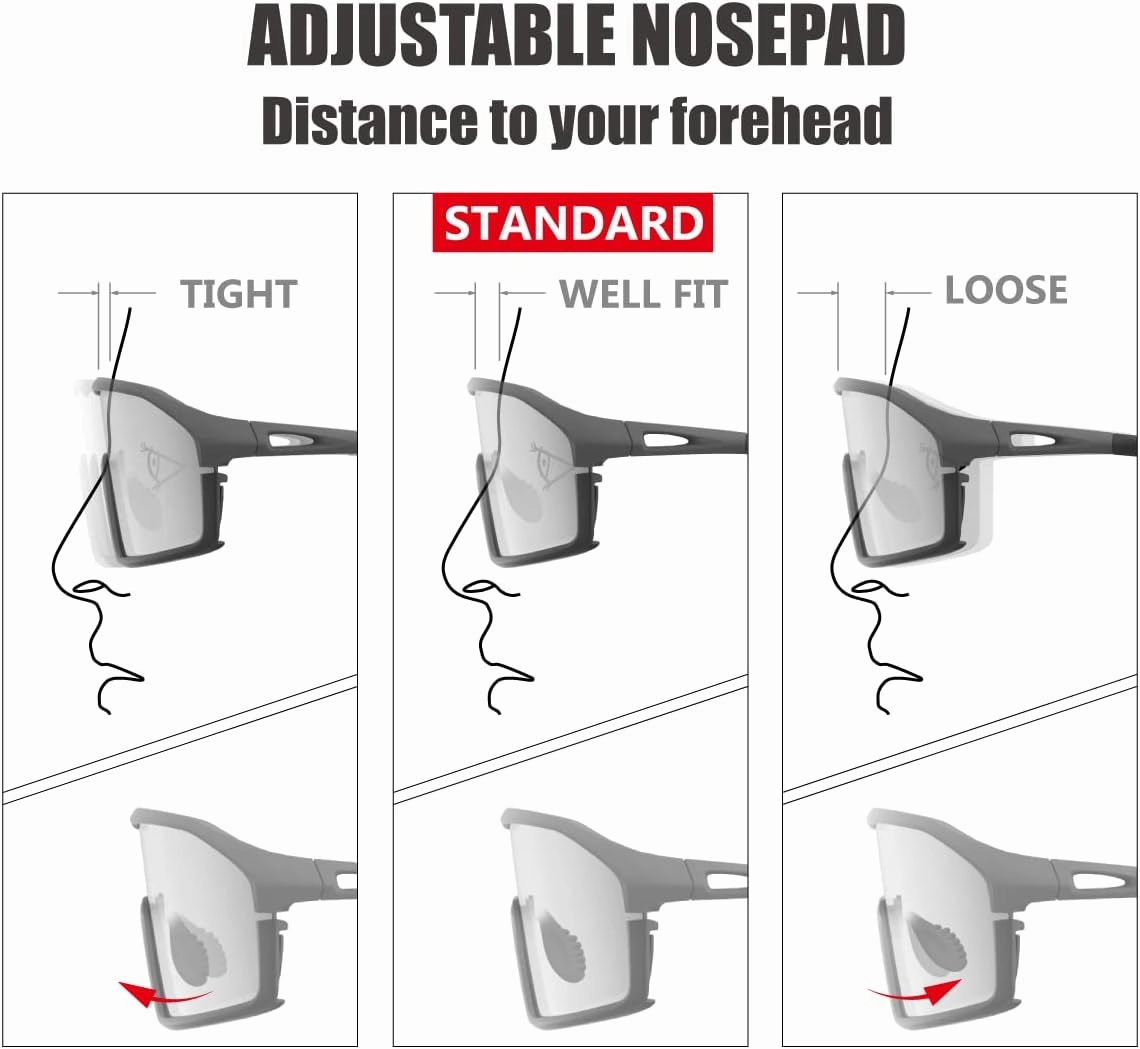 Polarized Cycling Sunglasses for Women Men Golfing Running Volleyball MTB Outdoor Sports Padel