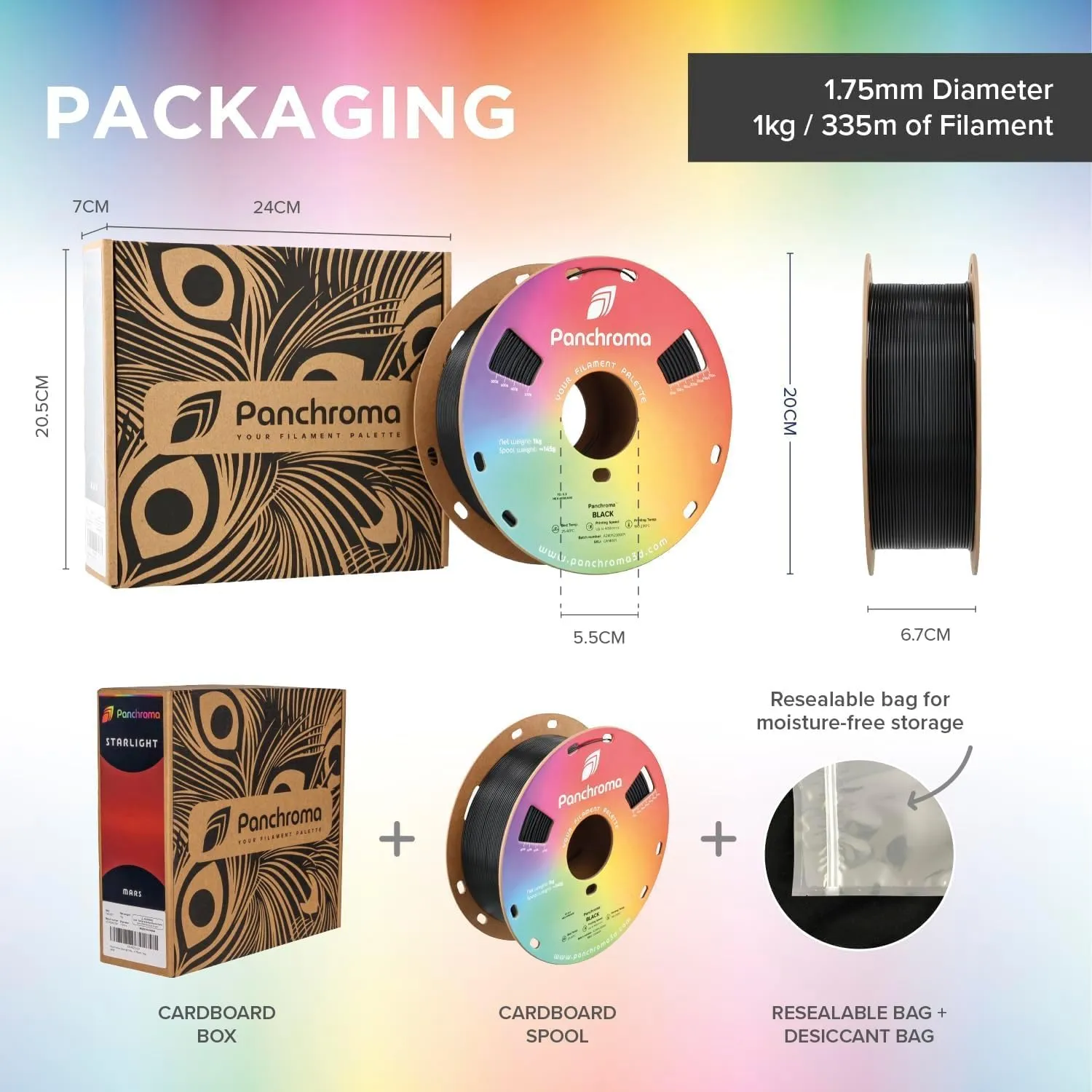 Polymaker Panchroma Metallic PLA Filament, Metallic Gold 1.75mm 3D Printing Filament, 3D Printer PLA Filament, Fit Most FDM 3D Printers, 1kg Spool (2.2lbs)