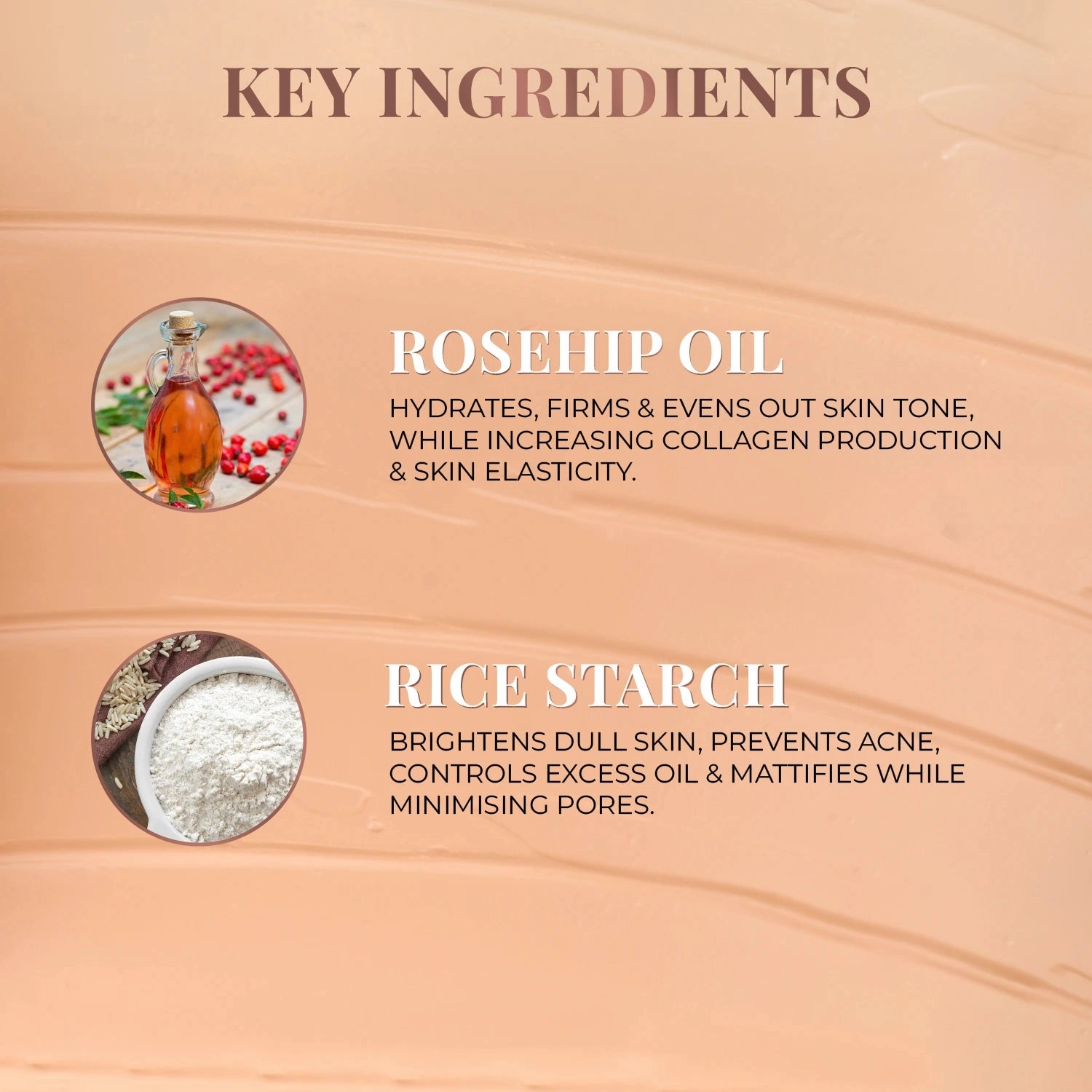 Porcelain: Serum Foundation Dewy Finish SPF30  Tube with Rosehip & Rice Starch