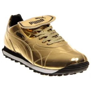 PUMA Select Men's Avanti 24K Gold Runners, Metallic Gold/Black, 10 D(M) US Paperback
