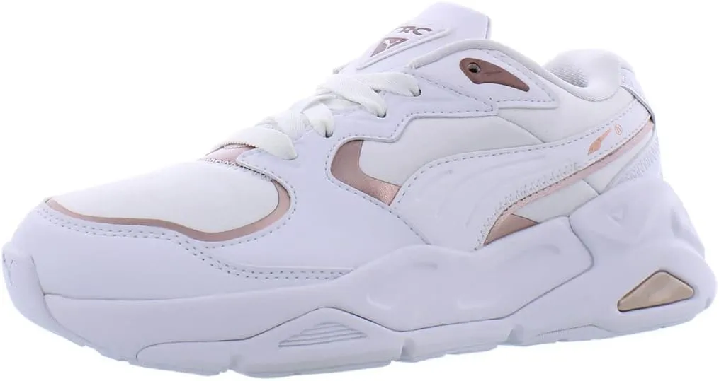 PUMA TRC MIRA Glam Womens Shoes Size 7.5, Color: White/Rose Gold