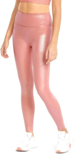 PUMA Womens Stardust Crystalline 78 High Waisted Athletic Leggings Training Casual Lightweight - Pink - Size XS