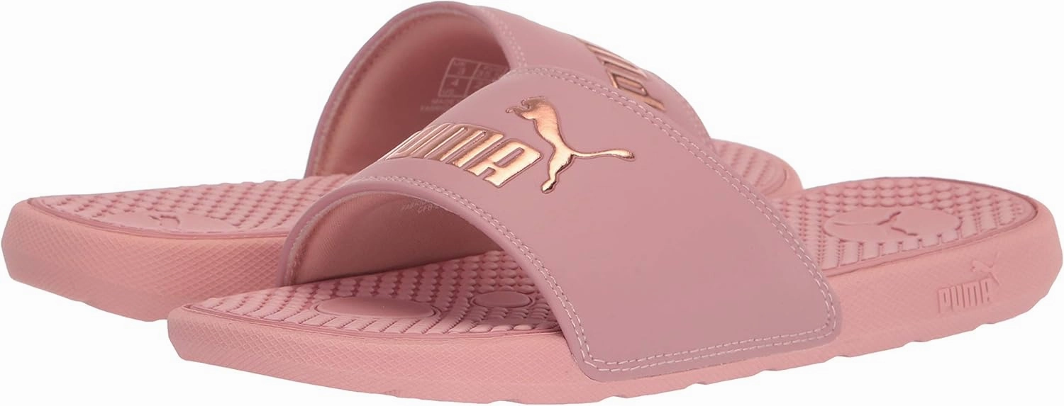 PUMA Cool Cat Slide Sandal, Bridal Rose-Rose Gold, 7 US Unisex Big Kid