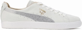 PUMA Mens Clyde Mij Sorayama Lace Up Sneakers Shoes Casual - Off White - Size 10.5 M, 39449701