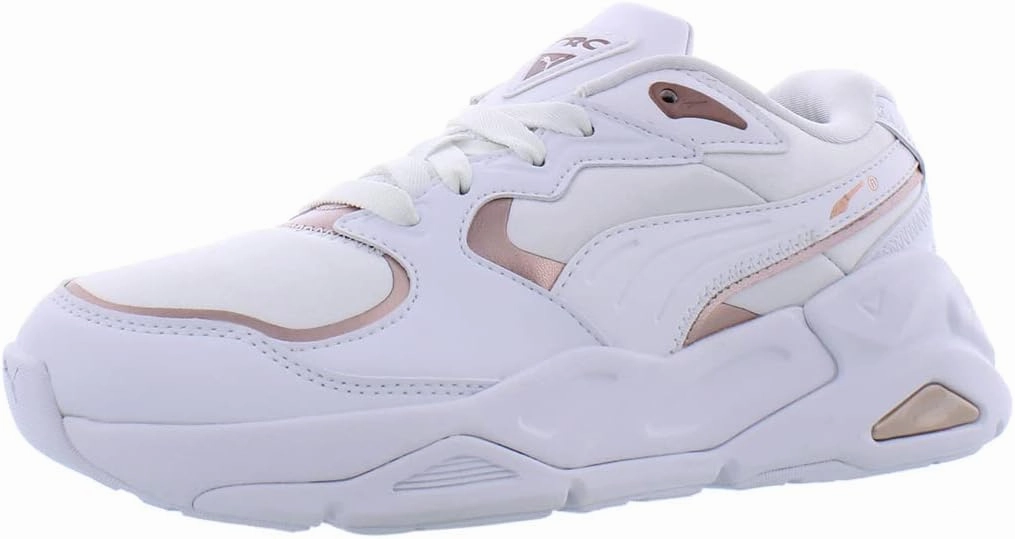 PUMA TRC MIRA Glam Womens Shoes Size 10, Color: White/Rose Gold-White