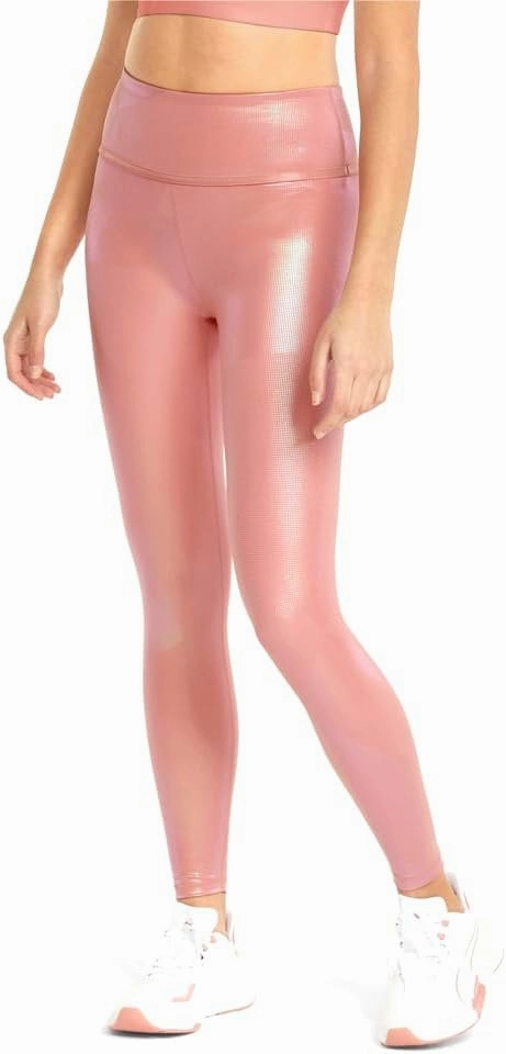 PUMA Womens Stardust Crystalline 78 High Waisted Athletic Leggings Training Casual Lightweight - Pink - Size S