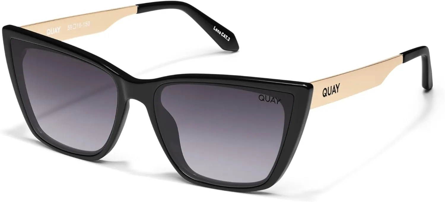 Quay - Womens Sunglasses, Cat Eye Lenses with UV Protection (Call The Shots Remixed)