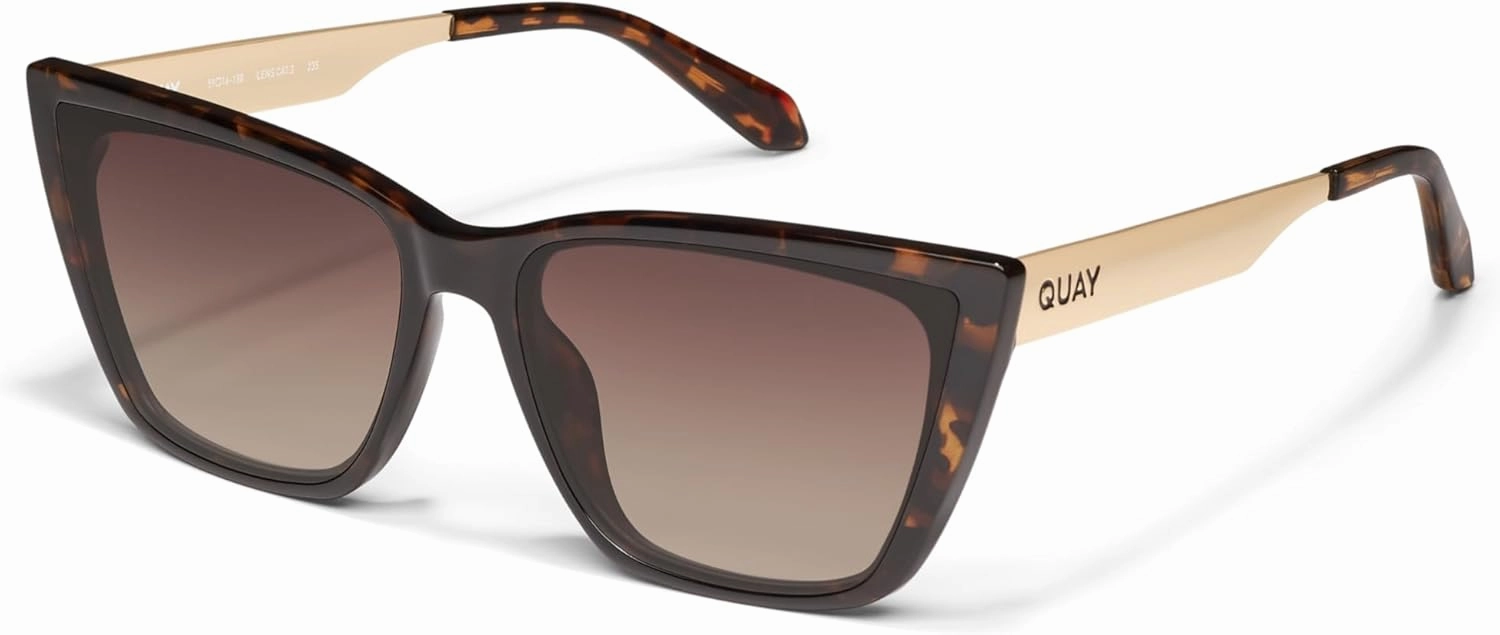 Quay - Womens Sunglasses, Cat Eye Lenses with UV Protection (Call The Shots Remixed)