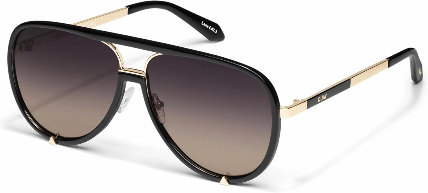 Quay - Womens Sunglasses, Polarized Aviator Lenses with UV Protection