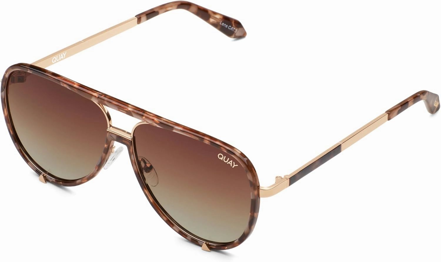 Quay - Womens Sunglasses, Polarized Aviator Lenses with UV Protection