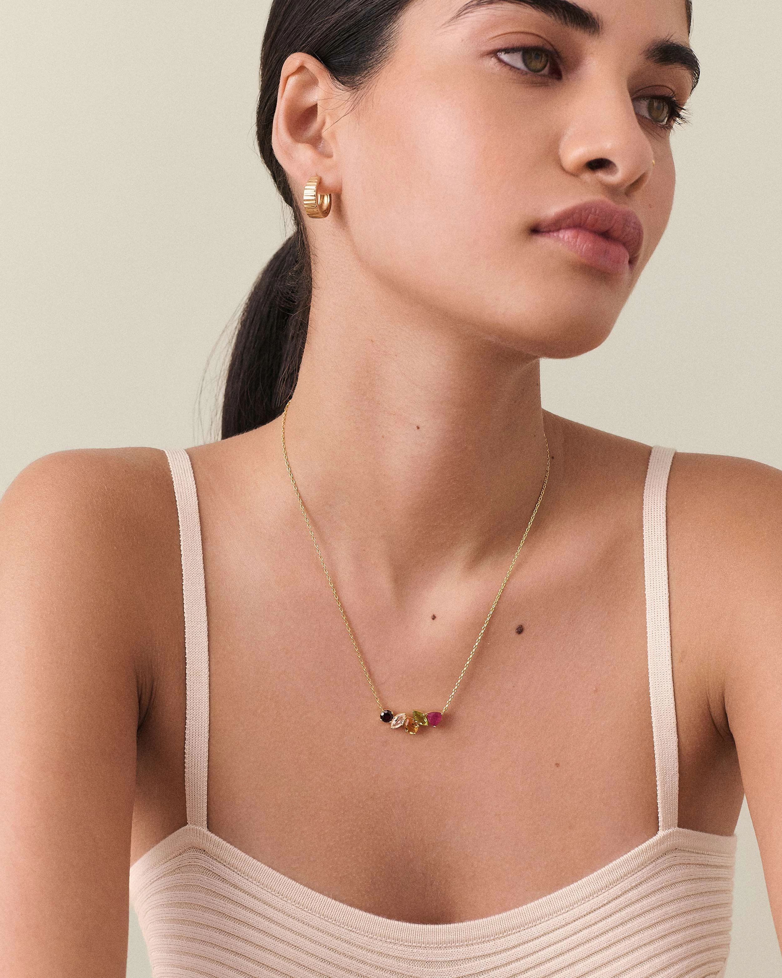 Quintet Customised Gemstone Necklace