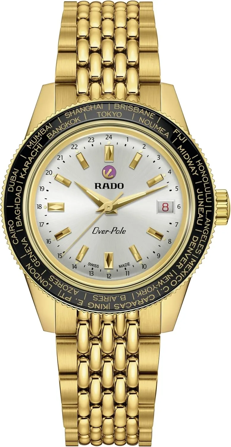 Rado -Captain Cook Overpole-Unisex-Swiss Mechanical Watch-Stainless Steel-Sapphire Crystal -39mm