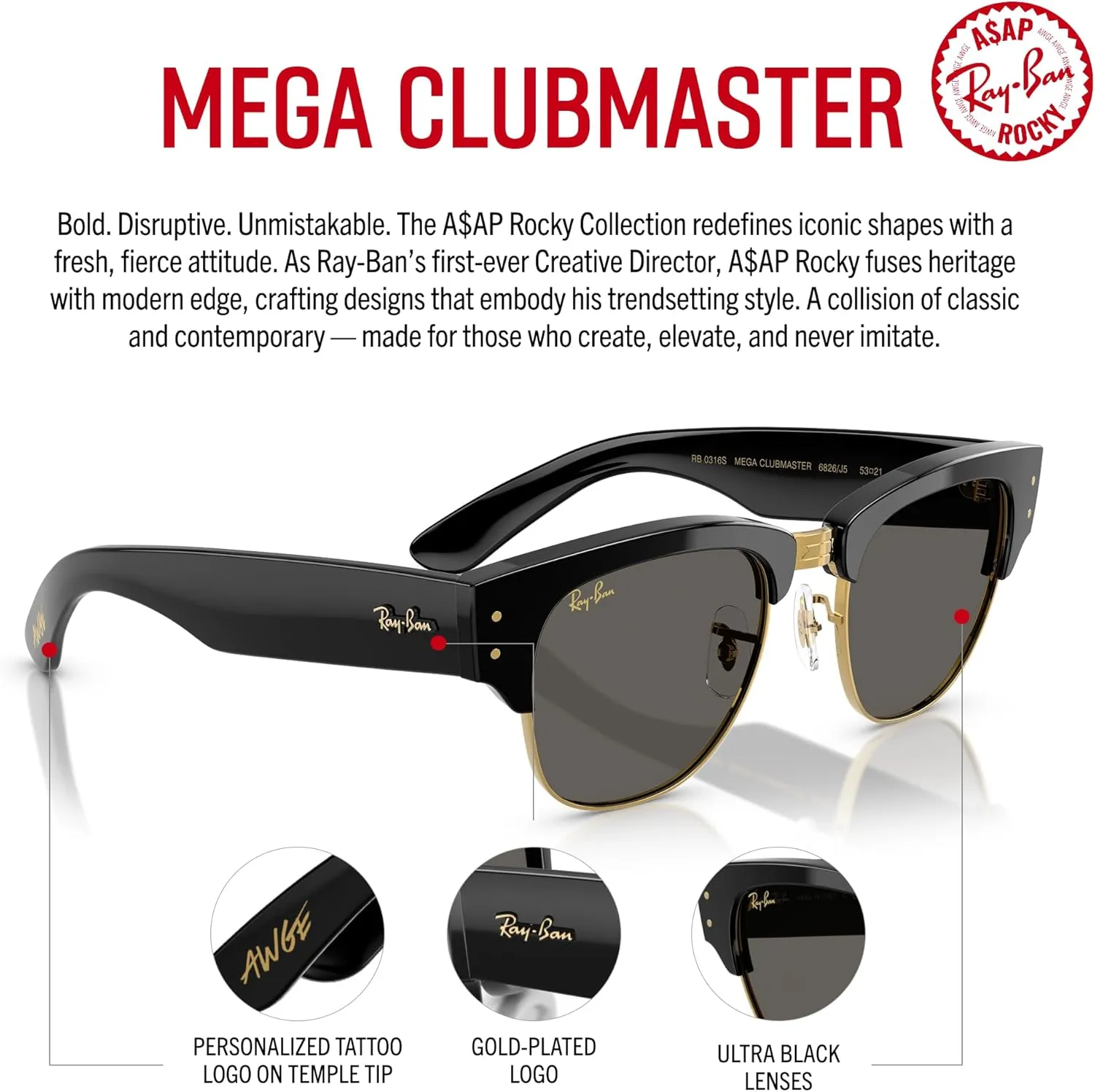 Ray-Ban Mega Clubmaster Sunglasses